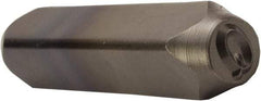 C.H. Hanson - 5/8" Character Size, Q Character, Heavy Duty Individual Steel Stamp - Apex Tool & Supply