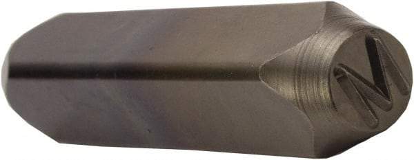 C.H. Hanson - 5/32" Character Size, M Character, Heavy Duty Individual Steel Stamp - Apex Tool & Supply