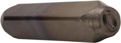 C.H. Hanson - 5/8" Character Size, O Character, Heavy Duty Individual Steel Stamp - Apex Tool & Supply