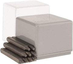 C.H. Hanson - 9 Piece, 1/32" Character Steel Stamp Set - Figures, Heavy Duty - Apex Tool & Supply