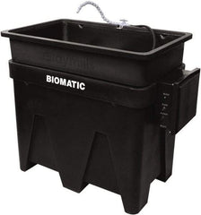 Graymills - Free Standing Water-Based Parts Washer - 30 Gal Max Operating Capacity, HDPE Tank, 43" Long - Apex Tool & Supply