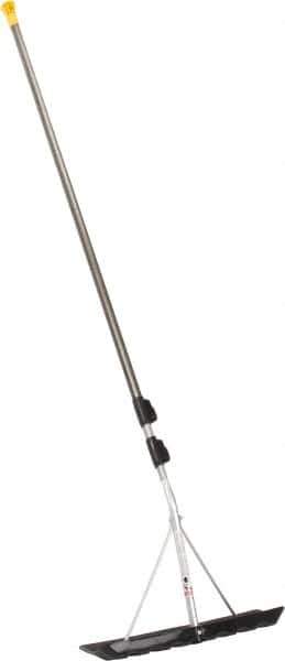 True Temper - 18 Inch Wide Blade x 6 Inch High Blade Roof Rake - 204 Inch Long Aluminum, Telescopic Handle - Apex Tool & Supply