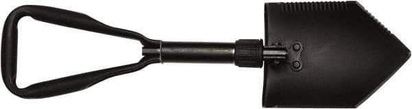 Ability One - 9-3/4" High Notched Steel Shovel - 23-1/2" Long Aluminum D-Grip Handle - Apex Tool & Supply