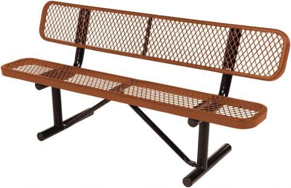 Vestil - 6' Long x 20" Wide, Steel Bench Seat - Apex Tool & Supply