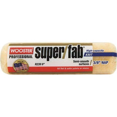 Wooster Brush - 3/8" Nap, 9" Wide Paint Roller - Medium Texture, Synthetic Knit - Apex Tool & Supply
