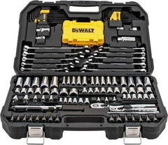 DeWALT - 142 Piece 1/4 & 3/8" Drive Mechanic's Tool Set - Comes in Blow Molded Case - Apex Tool & Supply