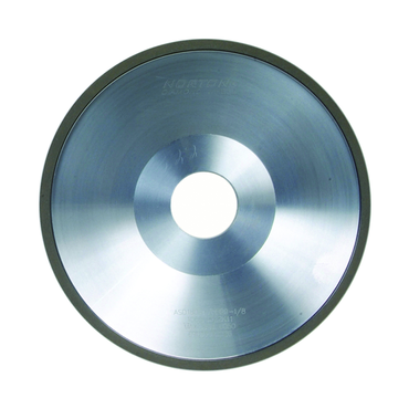6 x 1 x 1-1/4" - 1/8" Abrasive Depth - 120 Grit - Type 12A2 Diamond Dish Wheel - Apex Tool & Supply