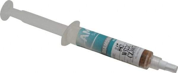 AMPLEX - 5 g Diamond Grit Compound - Grade 45, Brown, For Fine Finishing - Apex Tool & Supply