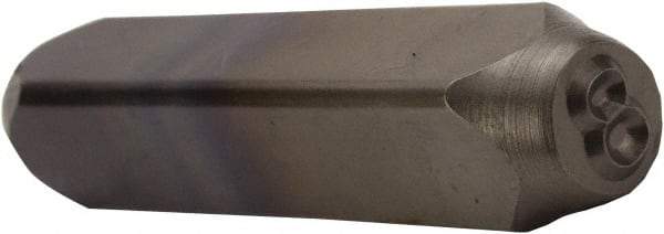 C.H. Hanson - 5/8" Character Size, 8 Character, Heavy Duty Individual Steel Stamp - Apex Tool & Supply
