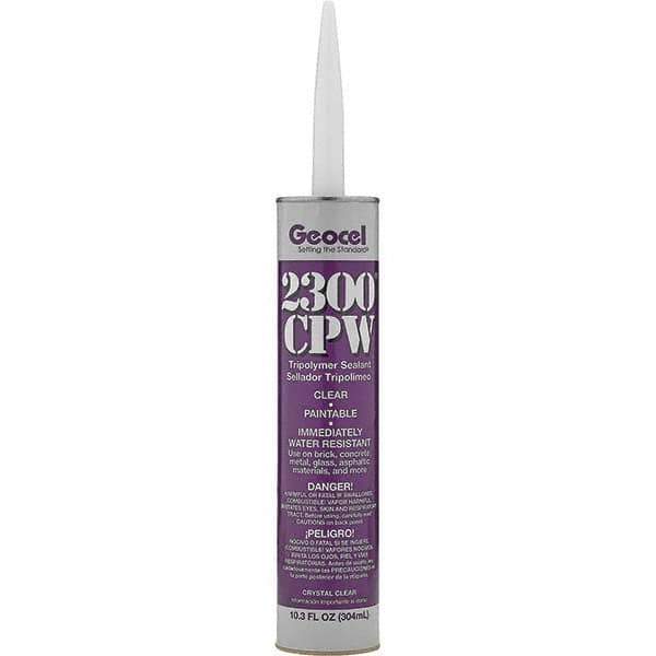 Geocel - 10.3 oz Tube Clear Tripolymer Sealant - Outdoor - Apex Tool & Supply