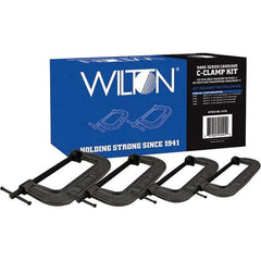 Wilton - C-Clamp & Cantilever Clamp Sets Clamp Type: Standard C-Clamp Type: Kit - Apex Tool & Supply