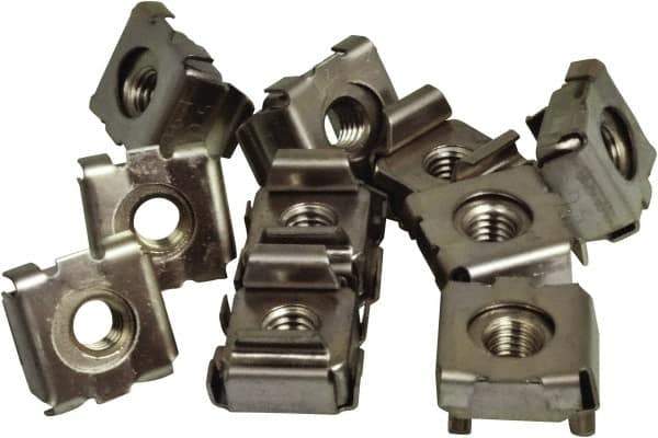 Acorn Engineering - #10-32 Screw, Stainless Steel Standard U Nut - Uncoated - Apex Tool & Supply