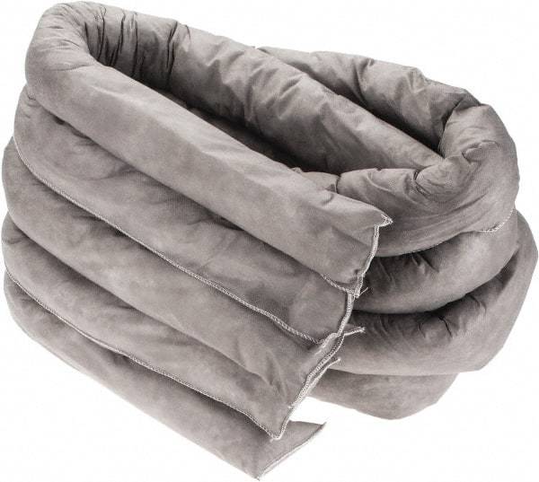 Brady SPC Sorbents - 40.5 Gal, 3.5' Long, 3" Diam, Polypropylene Sock - Universal, White - Apex Tool & Supply