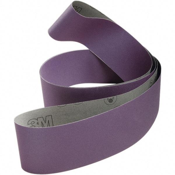 3M - 4" Wide x 132" OAL, 80 Grit, Ceramic Abrasive Belt - Ceramic, Coated, Cloth Backing, Series 970DZ - Apex Tool & Supply