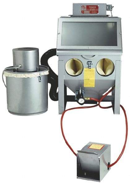 Trinco - 21" Wide x 36" High x 18-1/2" Deep Blaster with Collector - Working Dimensions 20" Wide x 18" High x 18" Deep - Apex Tool & Supply