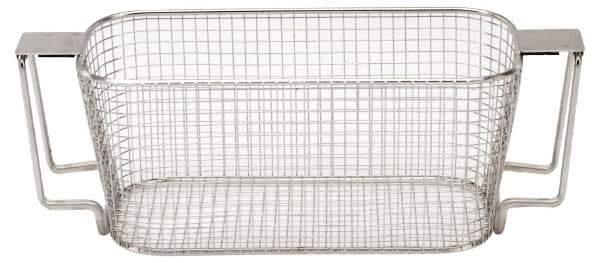 CREST ULTRASONIC - Stainless Steel Parts Washer Basket - 5.177" High, Use with Parts Washers - Apex Tool & Supply
