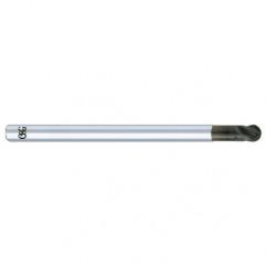 1/4" Dia. - 4" OAL - Carbide - Ball End HP End Mill-4 FL - Apex Tool & Supply