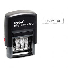 Trodat - Pre-inked Custom Stamps Type: Custom Stamp - Dater Message: Date - Apex Tool & Supply