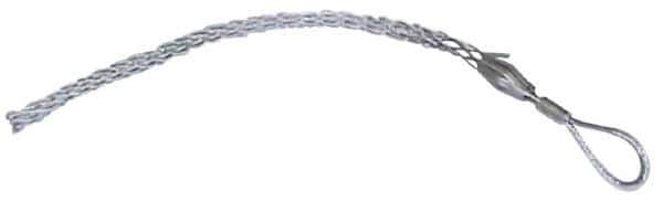 Woodhead Electrical - Offset Eye, Closed Mesh, Steel Wire Pulling Grip - 18" Mesh, 1-1/2 to 1.74" Cable Diam - Apex Tool & Supply