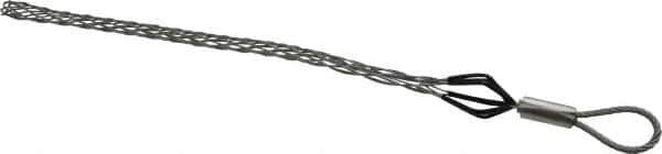 Woodhead Electrical - Flexible Eye, Closed Mesh, Steel Wire Pulling Grip - 10" Mesh, 3/4 to 0.99" Cable Diam - Apex Tool & Supply