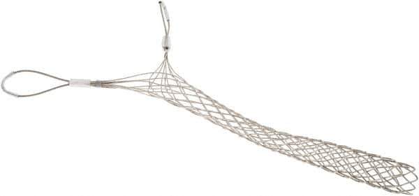 Woodhead Electrical - Double Eye, Closed Mesh, Bronze Wire Pulling Grip - 22" Mesh, 2 to 2.49" Cable Diam - Apex Tool & Supply