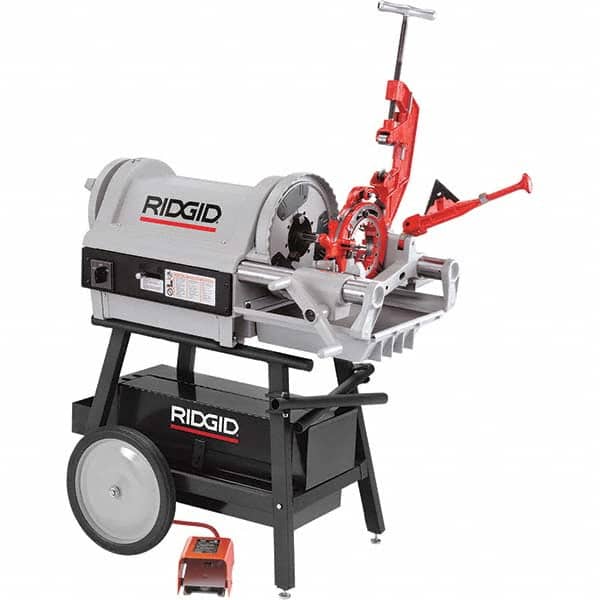 Ridgid - Pipe Threading Machines Maximum Pipe Size Capacity (mm): 100.00 Maximum Pipe Size Capacity (Inch): 4 - Apex Tool & Supply