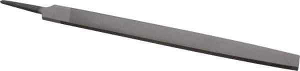 Value Collection - 10" Long, Second Cut, Mill American-Pattern File - Single Cut, 11/64" Overall Thickness, Tang - Apex Tool & Supply