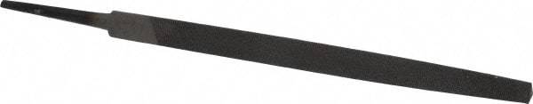 Value Collection - 6" Long, Second Cut, Triangle American-Pattern File - Double Cut, Tang - Apex Tool & Supply