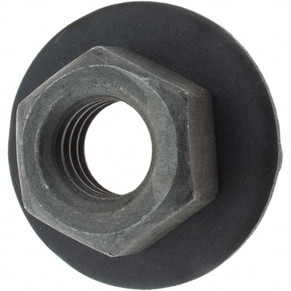 Value Collection - M6x1.00 Washer Hex Nut - 10mm Across Flats, Phosphate Finish - Apex Tool & Supply