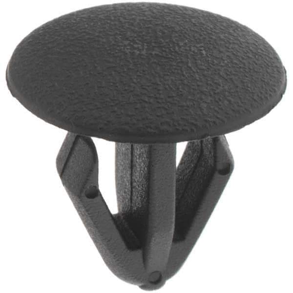 Value Collection - 8mm Hole Diam, Nylon Panel Rivet - 15mm Length Under Head, 8mm Material Thickness - Apex Tool & Supply