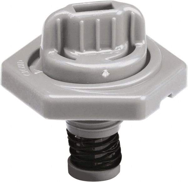 Trico - 4 Gal Capacity Polyethylene Oil Storage System - 7" Straight Spout, Gray - Apex Tool & Supply