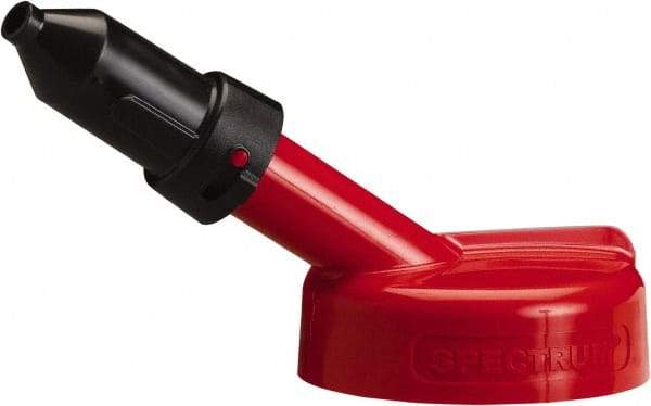Trico - 4 Gal Capacity Polyethylene Oil Storage System - 1/2" Tip OD, 7" Straight Spout, Red - Apex Tool & Supply