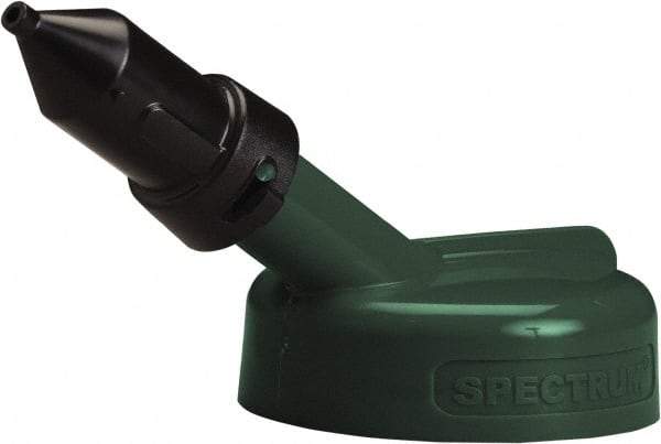Trico - 4 Gal Capacity Polyethylene Oil Storage System - 1/4" Tip OD, 7" Straight Spout, Dark Green - Apex Tool & Supply