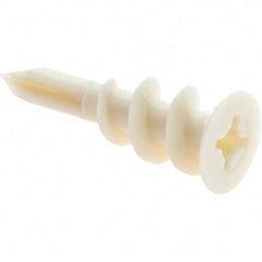 Value Collection - 3/8 to 5/8" Thick, Self Drilling Drywall & Hollow Wall Anchor - Nylon, Use with Wallboard - Apex Tool & Supply