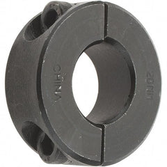 Value Collection - 20mm Bore, Steel, Two Piece Shaft Collar - 1-5/8" Outside Diam - Apex Tool & Supply
