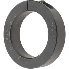 Value Collection - 2-1/4" Bore, Steel, One Piece Clamp Collar - 3-1/4" Outside Diam, 3/4" Wide - Apex Tool & Supply
