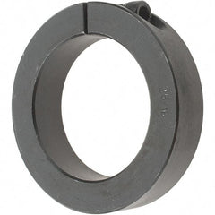 Value Collection - 2-5/16" Bore, Steel, One Piece One Piece Split Shaft Collar - 3-1/2" Outside Diam, 3/4" Wide - Apex Tool & Supply