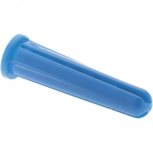 Value Collection - #14 to #16 Screw, 5/16" Diam, 1-1/2" Long, Plug Drywall & Hollow Wall Anchor - Plastic, Use with Concrete/Masonry & Wallboard - Apex Tool & Supply