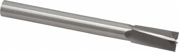 Made in USA - 7/16" Diam, 3/8" Shank, Diam, 4 Flutes, Straight Shank, Interchangeable Pilot Counterbore - Apex Tool & Supply