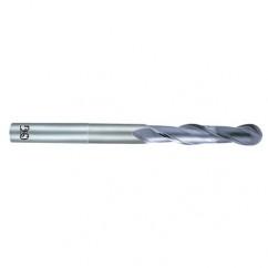 1mm Dia. - 45mm OAL - Diamond CBD - Ball End SE EM - 2 FL - Apex Tool & Supply
