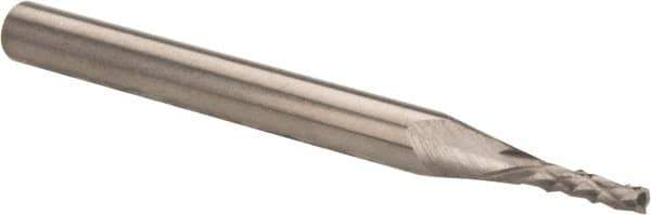 Accupro - 1/16" Diam, 3/16" LOC, End Mill End, Solid Carbide Diamond Pattern Router Bit - Right Hand Cut, 1-1/2" OAL, 1/8" Shank Diam, Use on Fiberglass - Apex Tool & Supply