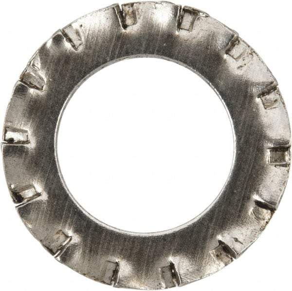 Value Collection - M8 Screw, 8.4mm ID, Stainless Steel External Tooth Lock Washer - 15mm OD, Uncoated, Grade 316 & Austenitic A4 - Apex Tool & Supply