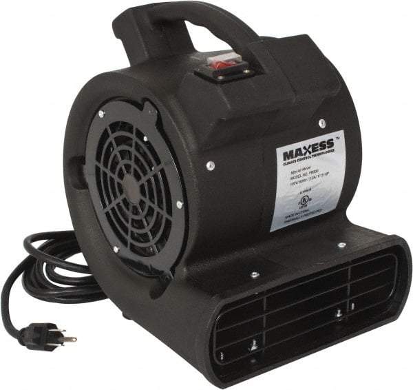 Maxess Climate Control Technologies - 5-3/4" Blade, Direct Drive, 1/15 hp, 300 CFM, Blower Fan - 2 Amps, 120 Volts, 1 Speed, Single Phase - Apex Tool & Supply