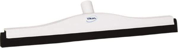 Vikan - 20" Foam Rubber Blade Bench Squeegee - Double Edge, White, Plastic Holder - Apex Tool & Supply