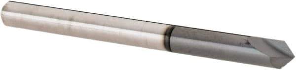 Value Collection - 1/8" Shank Diam, 2" OAL, 1/8" Cut Diam, Engraving Cutter - 0.06" LOC, Uncoated - Apex Tool & Supply