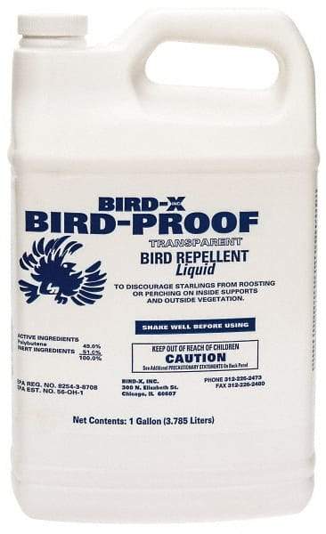 Bird-X - 1 Gal Liquid Bird Repellent - Targets Birds - Apex Tool & Supply