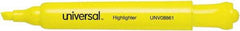 UNIVERSAL - Yellow Highlighter - Chisel Tip, Water Base Ink - Apex Tool & Supply