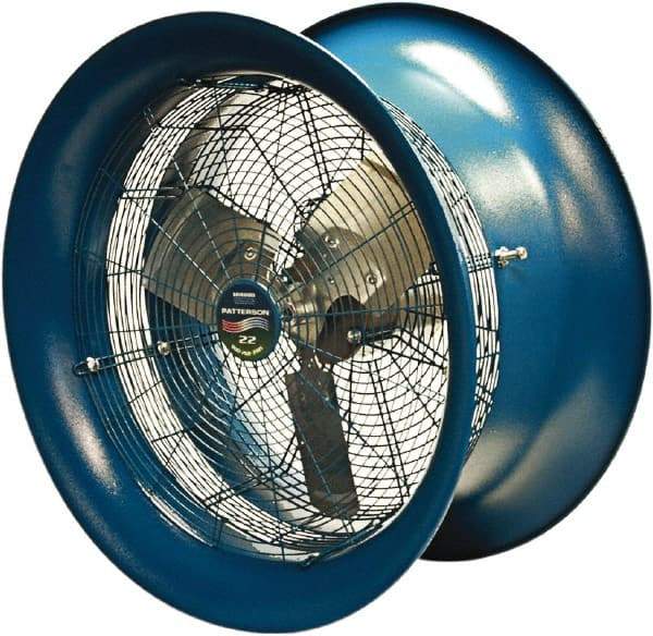 Patterson Fan - 22" Blade, 1/2 hp, 5,570 CFM, Industrial Circulation Fan - Suspension, 115 AC Volts, 6 Amps, 1 Speed - Apex Tool & Supply