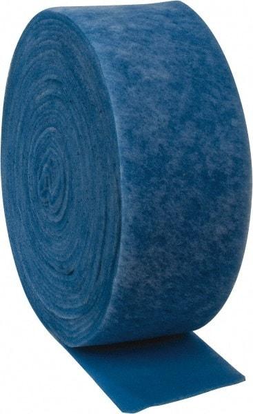 Made in USA - 135' Long x 12" Wide x 1/2" Thick Polyester Media Air Filter Media Roll - MERV 4, 80% Arrestance Efficiency, 500 FPM Max Air Flow, 0.1" wpg Init Resist, 1" wpg Final Resist, 30% Particle Capture Efficiency, Use with Any Unit - Apex Tool & Supply