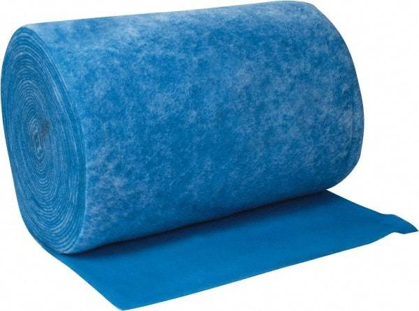 Made in USA - 135' Long x 48" Wide x 1/2" Thick Polyester Media Air Filter Media Roll - MERV 4, 80% Arrestance Efficiency, 500 FPM Max Air Flow, 0.1" wpg Init Resist, 1" wpg Final Resist, 30% Particle Capture Efficiency, Use with Any Unit - Apex Tool & Supply
